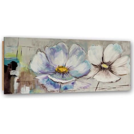 Quadro deco panel, Due fiori - 90x30 (1/5)