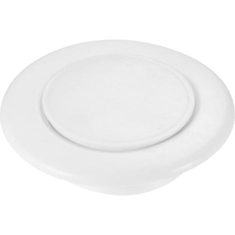 68mm OD Trou Bouchons, 1 Paquet PVC Rond Tube Poste verrouilage Couverture Tube Insert Terminal Capuchons pour Tube Ligne Protection, Couvercle De Tuyau De Ventilation, Blanc (1/4)