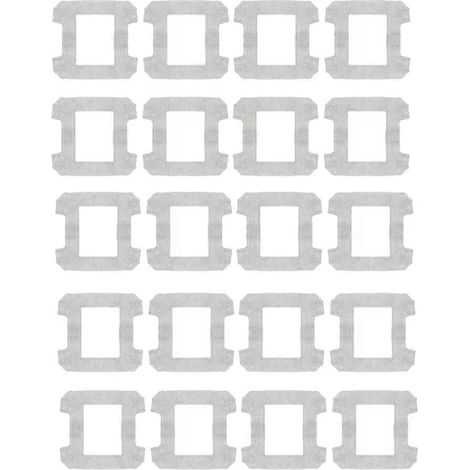 Chiffon de nettoyage pour robot aspirateur de vitres Ecovacs Winbot W1S/Pro/W2/MINI - Chiffon de nettoyage lavable et réutilisable (1/5)