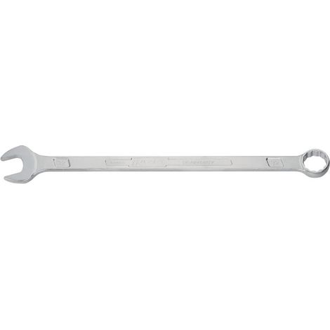 Clé mixte ultra longue et mince Profil extérieur double 6 pans 21 mm Longueur totale 365 mm (1/5)
