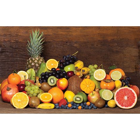 Affiche fruits exotiques pour cuisine , 60x40cm - made in France (1/5)