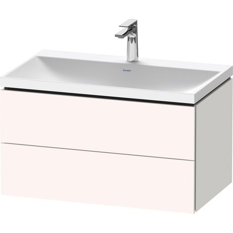 Duravit L-Cube c-shaped Ensemble suspendu, 2 tiroirs, sans