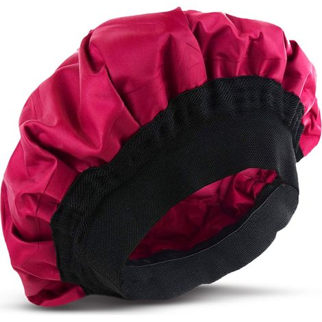 - Bonnet Chauffant pour Soins des Cheveux. Casque Chauffant au Micro Onde pour Cheveux Abimés, Secs. Traitement Capillaire Naturel