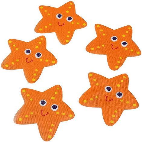rutschfeste Badewannenaufkleber (orange) - Orange (1/3)
