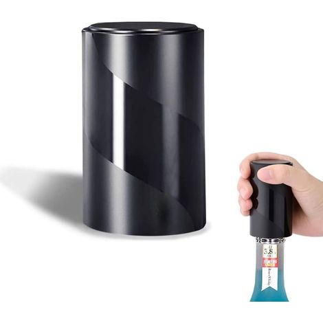 Trade Shop - Corkscrew Bottle Opener Stopp Cap With Pressure On Magnetic Beer Bottle - (1/5)