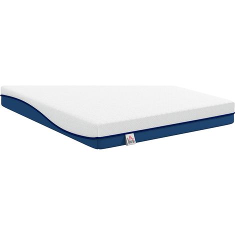 Matelas 160x200cm, matelas 2 personnes, mousse à mémoire de forme au thé vert, housse amovible lavable, fermeté moyenne (1/5)