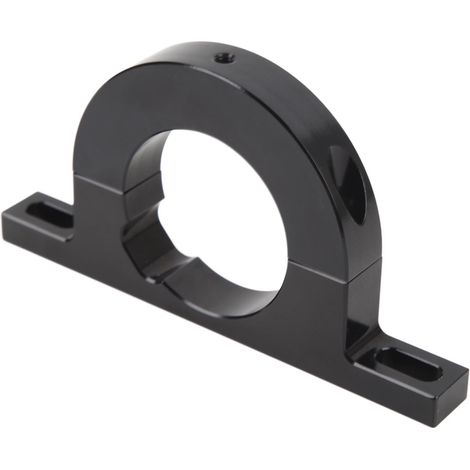 Lenksäulenhalterung, 2 Rohre, 2310000030, aus gefrästem Aluminium, mit Passfeder, Absturzsicherung, Ersatzteil für Chevrolet, schwarz (1/5)