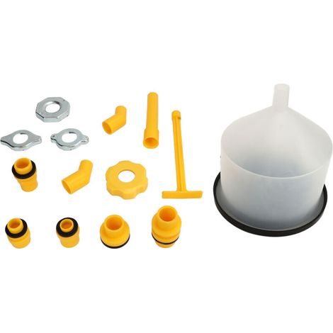 Kit d'entonnoir de Remplissage de Liquide de Refroidissement pour Radiateur, Grande capacité, Utilisation Pratique, Facile à Nettoyer, Anti-éclaboussures, Kit d'entonnoir de. (1/5)