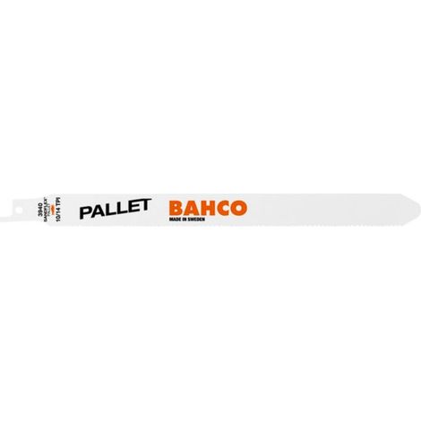 Sabre lame de scie Bahco 3940-228-10/14-PR09-100P 228 mm 10/14 TPI 100 unités