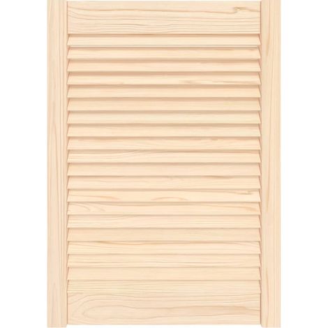 vidaXL Schranktür aus Holz mit Lamellen 69x49,4 cm Kiefernholz