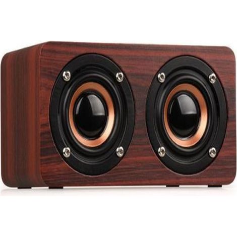 Enceinte combinée en bois, enceinte sans fil Bluetooth 4.2, haut-parleurs stéréo (1/5)
