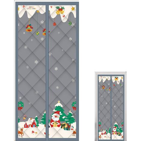 Rideau De Porte Isolant Épais Anti-Vent Magnétique Rideaux Pour Pièces Chauffées pour Entrée de Pièce Maison Appartement Protection Entrée Extérieure Terrasse Hommes Femmes (1/5)