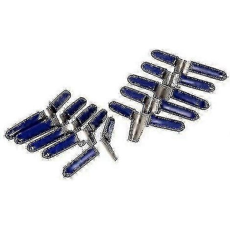 Kit de 10 cales pour cadenas, outils d'assistance au crochetage, outil professionnel pour serrurier (1/3)