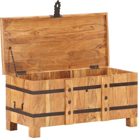 Maison Exclusive - Baule 90x40x40 cm in Legno Massello di Acacia