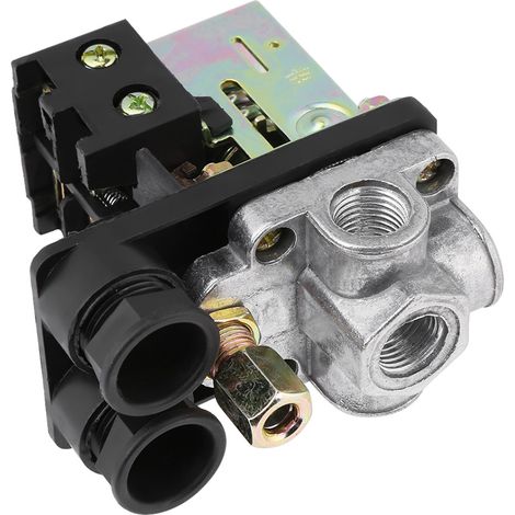 Leistungsstarker Druckschalter 240 V, 16 A, vier Anschlüsse, Luftkompressor, 90 PSI - 120 PSI (1/5)