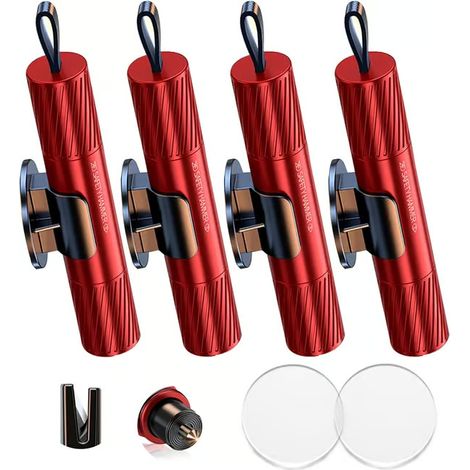 Marteau d'urgence et coupe-ceinture de sécurité Safe Pro X de haute qualité, neuf, en 4 pièces (4 pièces) (1/5)