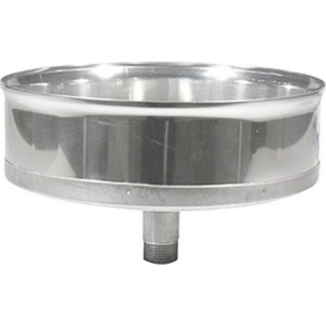 TAPPO CHIUSURA ACCIAIO 316L CON SPURGO Diam. 250