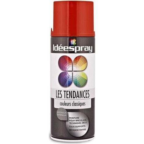 Bombe de peinture - ADEA - Sinto Tend - Rouge clair brillant - 400 ml - Séchage rapide