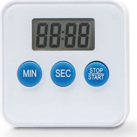 Timer contaminuti digitale con calamita bianco (1/4)