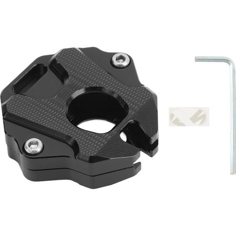 Coque de clé de moto CNC en métal solide, élégant, ajustement parfait, remplacement pour CB650R CBR650R 2020+ (noir) (1/5)