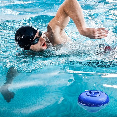 Lot de 2 - Diffuseur De Chlore - Piscine Diffuseur Flottant - Doseur De Chlore Automatique - Utilisé Pour La Purification Et La Désinfection De l'Eau (1/5)