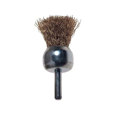 SPAZZOLA ACCIAIO A PENNELLO + GAMBO PG - 477.00 MM 16 G.MM 6- 5 pezzi