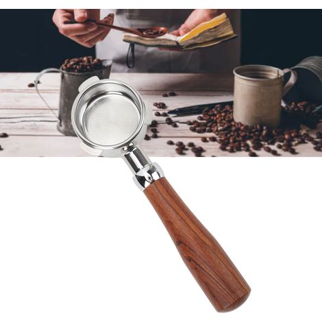 Breville Platinum Series 8 Universal 870/880 Kaffeemaschine, 54 mm, Edelstahl, bodenloser Behälter, Stil E, runder Ring, Farbe: Rot-Sandelholz (1/5)