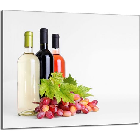 Glas-Herdplattenschutz 60x52 Wein