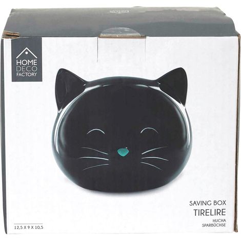 Cmp Hucha Cabeza de Gato blanca en cerámica 10.5 cm (1/3)