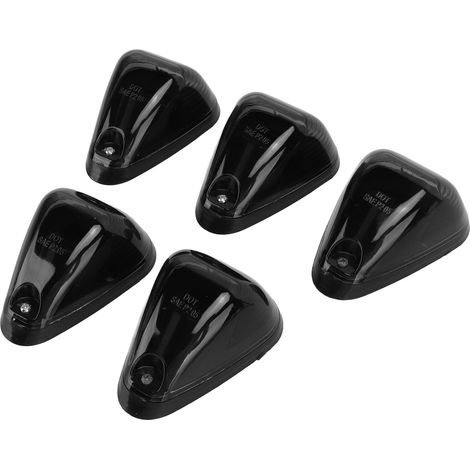 Lot de 5 feux de toit LED pour camions et SUV, avec lentille fumée et lumière ambre. (1/5)