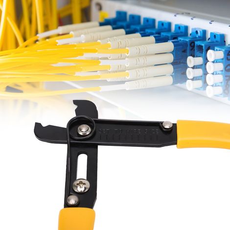 Pince à dénuder en acier au manganèse épais n° 65 avec trou réglable pour l'électronique et les télécommunications (1/5)