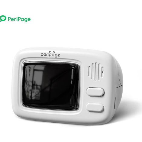 Imprimante thermique mini Peripage A2, étiqueteuse de sacs, tout-en-un, connexion Bluetooth, étiquettes adhésives, affichage de la date personnalisable