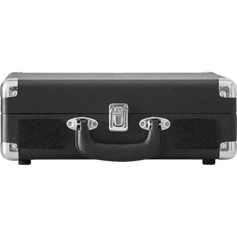Plattenspieler, Vintage-Design, Bluetooth-Konnektivität, schwarze Farbe (1/2)