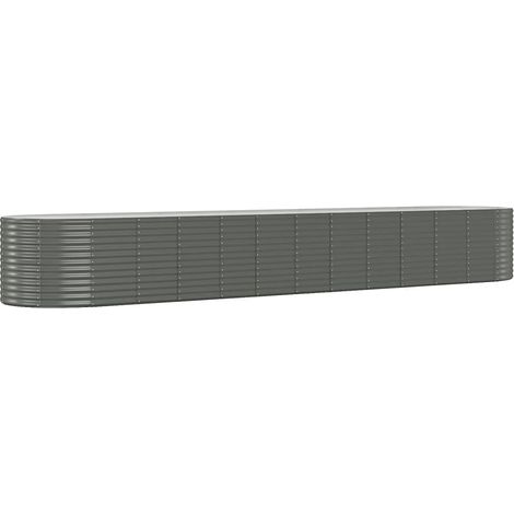 Maison Exclusive - Hochbeet Pulverbeschichteter Stahl 507x100x68 (1/5)