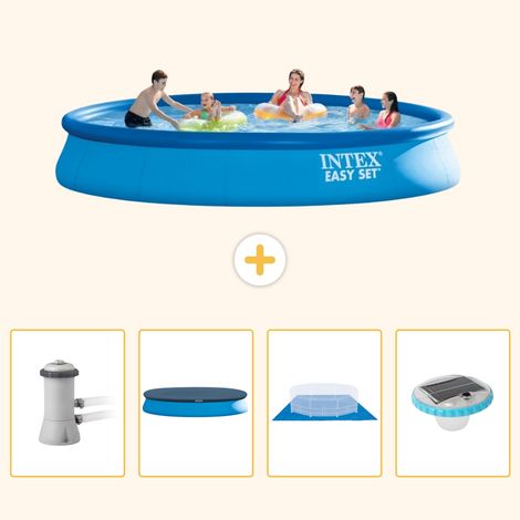 Intex Piscine Easy Set Ronde - 457x84 cm - 5-pièces  S248 (1/5)
