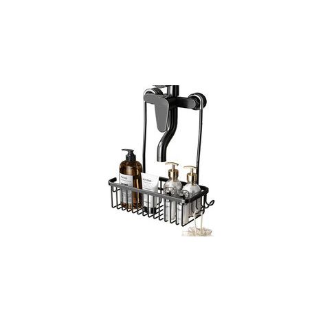 Duschablage ohne Bohren – Hängende Duschablage – Shampoo-Halter – Montage ohne Bohren – Edelstahl – 30 x 13 x 8,5 cm (1/5)