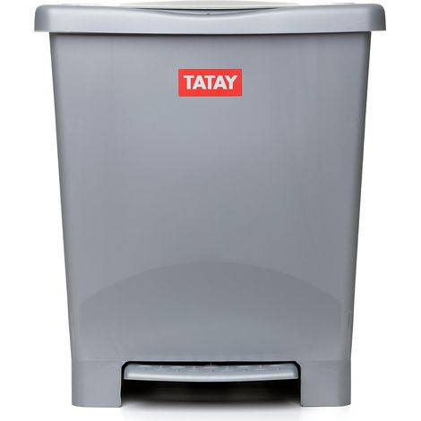 Cubo basura con pedal GRIS (1/5)