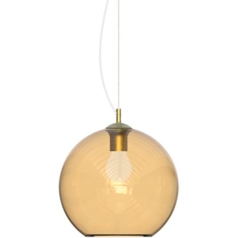 Ideal Lux Sospensione Moderna NEMO 1 luce E27 Ambra Metallo Vetro (1/2)