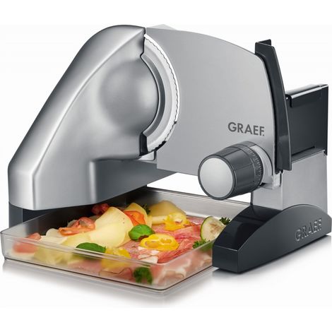 Graef SKS 500 elektrische Aufschnittmaschine silber 17 cm