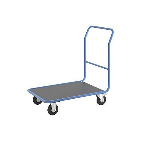 Carro de plataforma  con manija fija  cama de tablero MDF (1/5)