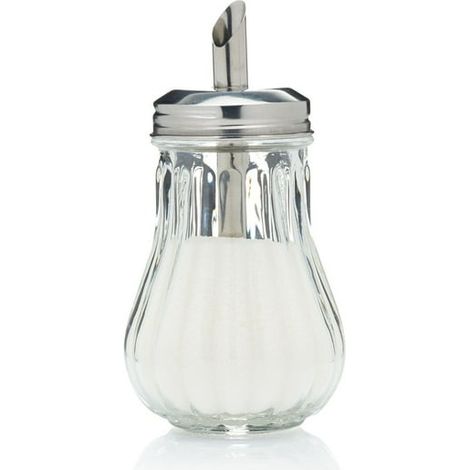 Sucrier en verre classique 5,1 oz, pot à sucre transparent avec couvercle, accessoire de table vintage, contenant pour épices ou sucre, idéal pour café et restaurant (1/4)