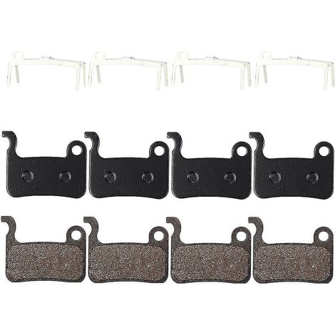 Convient pour 4 paires de plaquettes de frein en résine pour VTT, compatible avec Deore M596 M595 M535 JU (1/5)