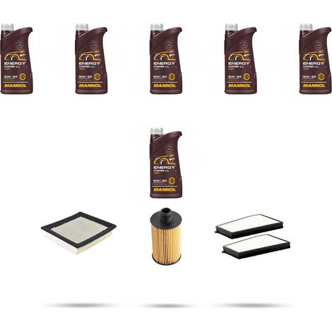 Kit tagliando 3 FILTRI e 6L OLIO compatibile con Ssangyong Actyon 2.0 Xdi 110kw dal 2012 (1/5)