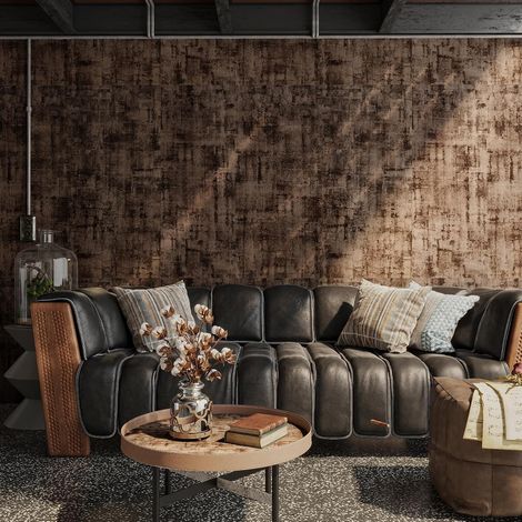 Papier peint autocollant béton noir extra large,80CMx4M,Film adhésif gris noir,Film mural vinyle DIY,Film adhésif imperméable pour meubles,Mat,épaissi,Sans bulles d'air,Pour le bureau,la chambr (1/5)