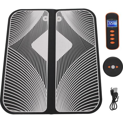 Tapis de Massage Électrique pour Pieds avec Stimulation Musculaire ABS et Télécommande (1/5)