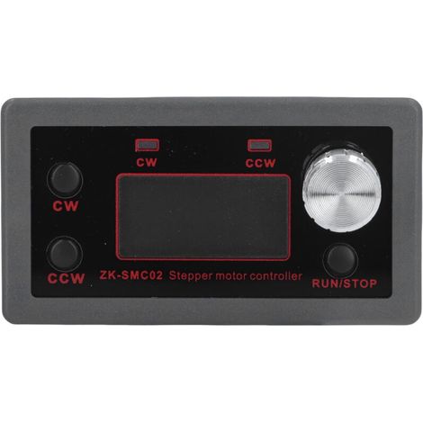 Contrôleur de moteur pas à pas 42/57 pour NEMA 17/23, module de commande intégré avec contrôle de vitesse avant/arrière, écran LCD pour l'automatisation CNC DIY