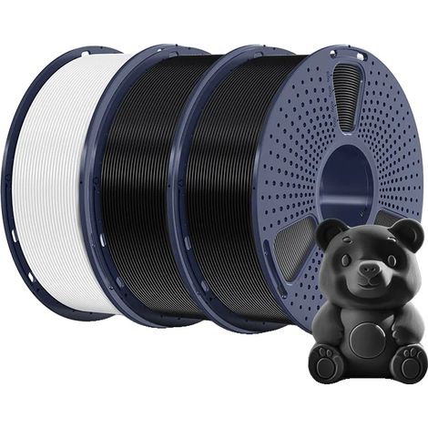 Opzioni di filamento 3D: PLA, PETG e ABS, PLAPLUS 2BK 1WT (1/2)