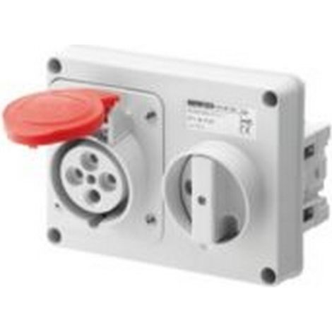 Presa Interbloccata 3P+T IP44 16A Senza Fondo