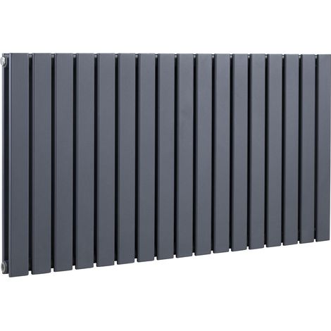 Baridi DH342 Horizontal Radiator Double Flat Panel 600 x 1190mm Anthracite