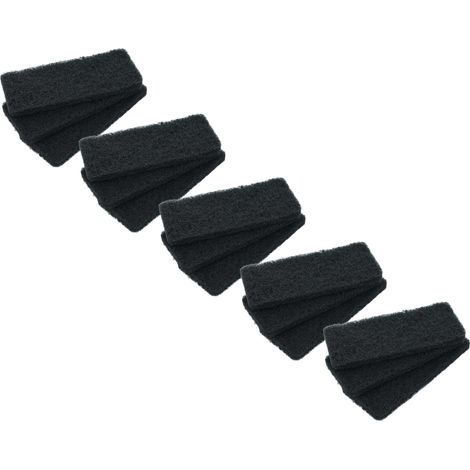 vhbw 15x Activated Carbon Filter compatible with Rotho 1779905092 Rubbish Bin, Compost Bin - 15.9 x 6.9 x 4 cm